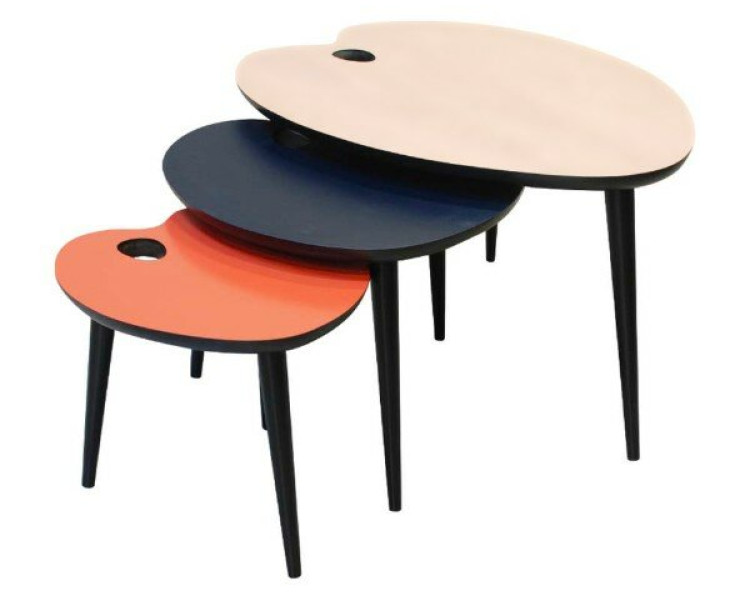 283L-Tables Gigognes Palette de Peintre